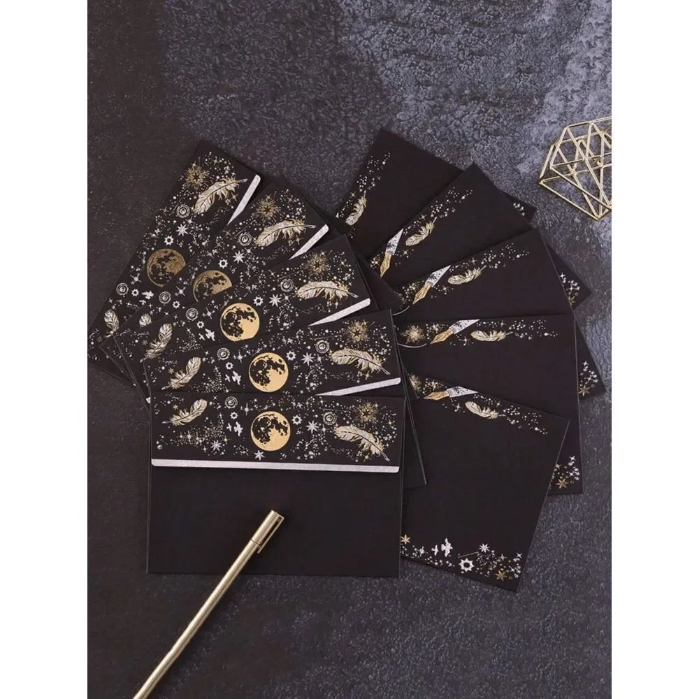 Enchanted New Moon Gold and Silver Foiled Stationery Bundle